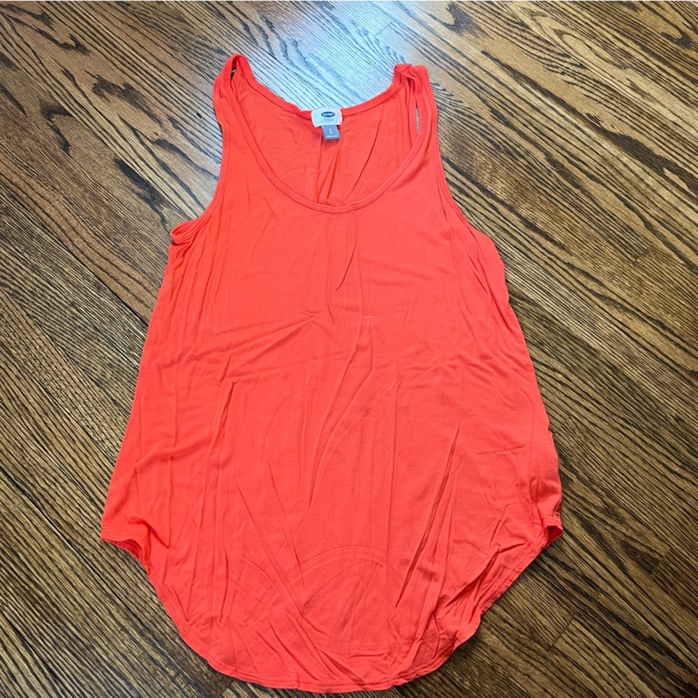 Old Navy Orange Tank Top Size Small